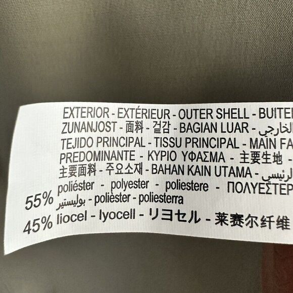 ZARA MENSWEAR STYLE DOUBLE BREASTED BLAZER OVERSIZED LIGHT KHAKI GREEN S M - Picture 3 of 4